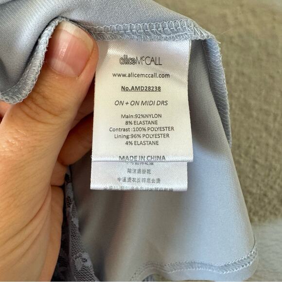 Alice McCall Blue On & On Cutout Maxi Dress Size 0 - Picture 9 of 10